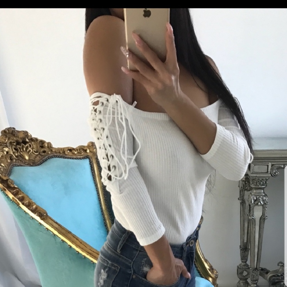 Corset shoulder bodysuit